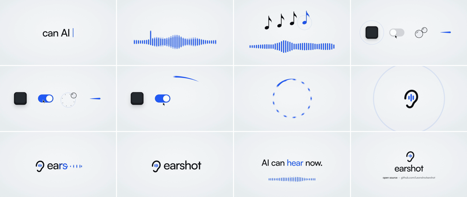 Quadros de apresentação do Earshot código aberto para agentes de IA
